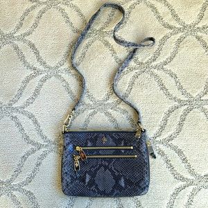 Cole Haan “Snakeskin” Crossbody Bag - Perfect Condition